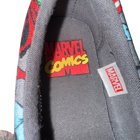 Marvel Comics Kids Slip-On Sneakers Featuring Avengers Print  Size US 13.5 - Picture 5 of 7